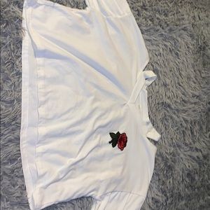 Long sleeve crop top